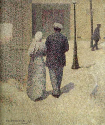 Ein Paar auf der Straße, 1887